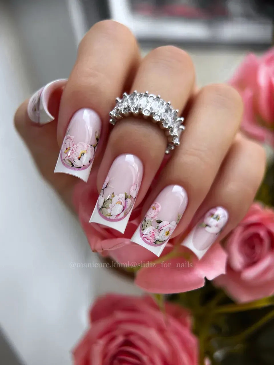 Nail slider decals on any background 287
