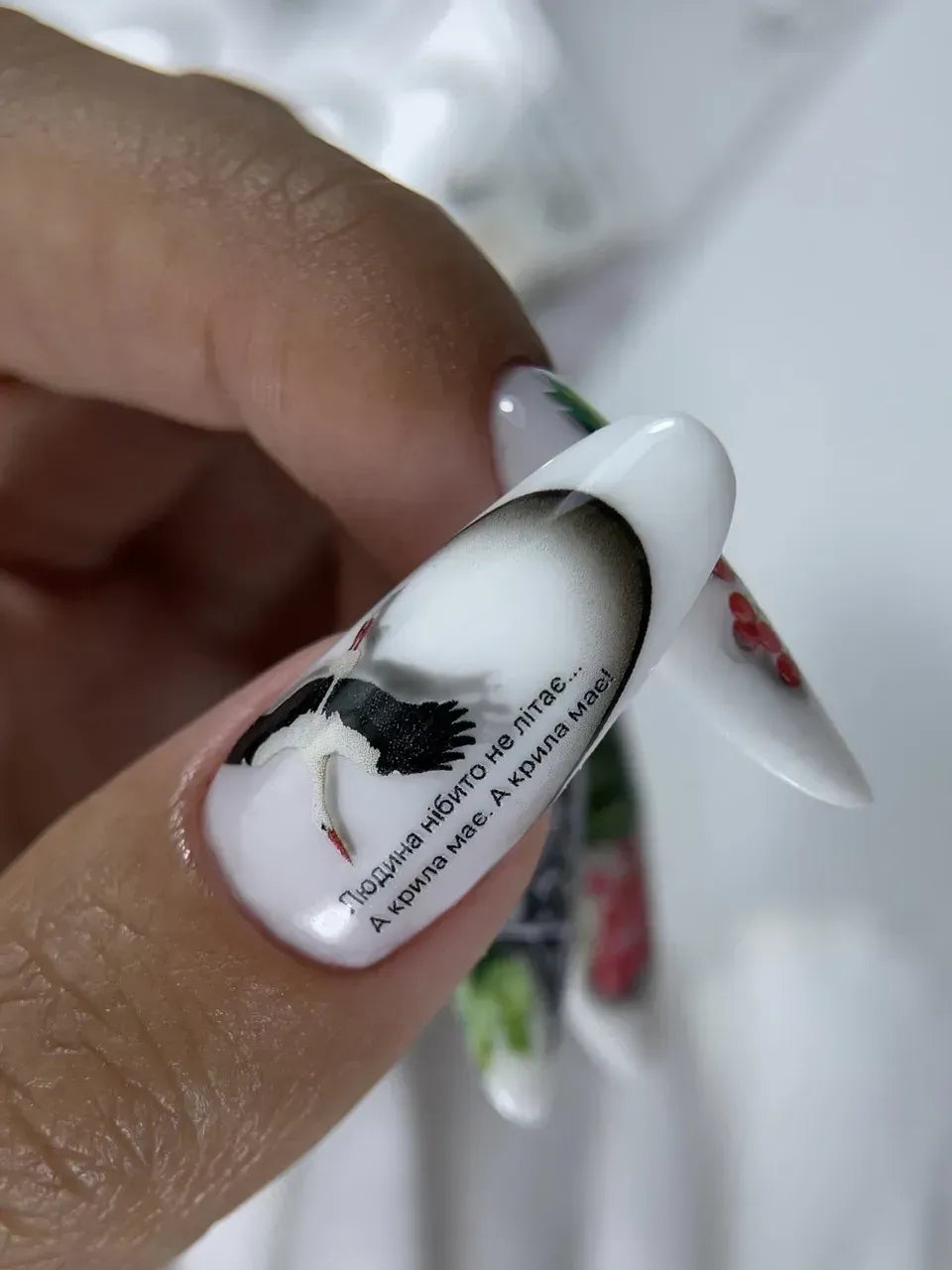 Nail slider decals on any background 240