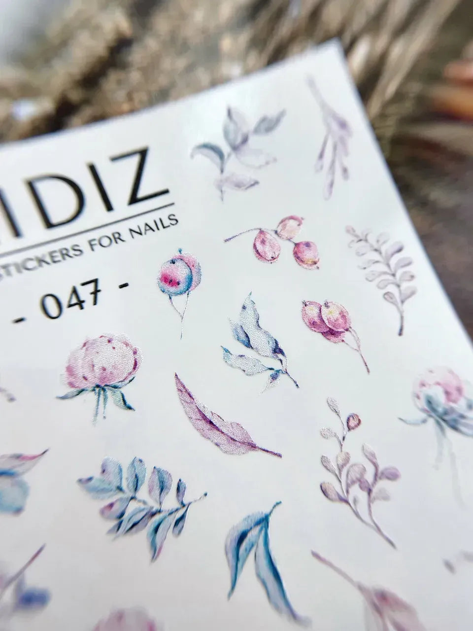 Nail slider decals on any background 047