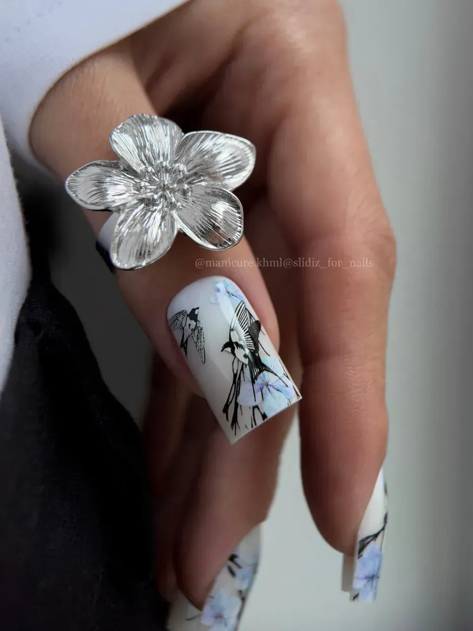 Nail slider decals on any background 307