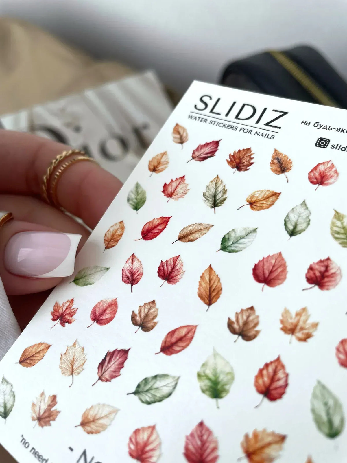 Nail slider decals with no excess film NC017