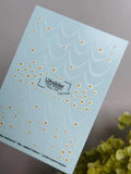 Nail slider decals with no excess film NC_070