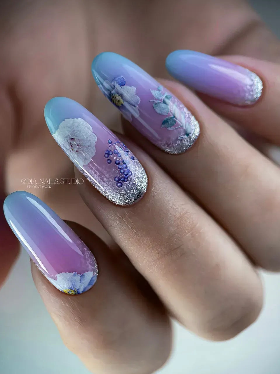 Nail slider decals on any background 141