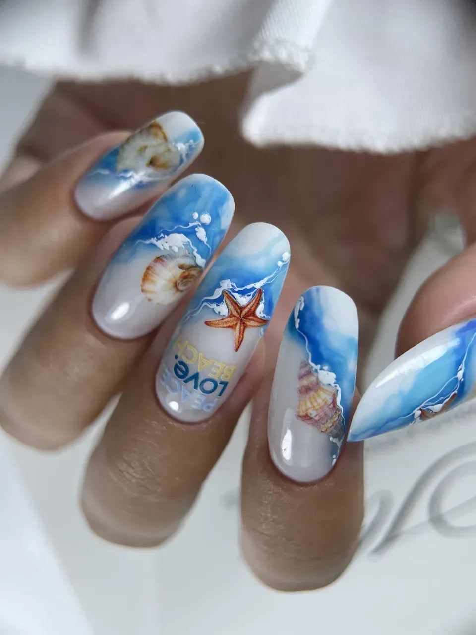 Nail slider decals on any background 222
