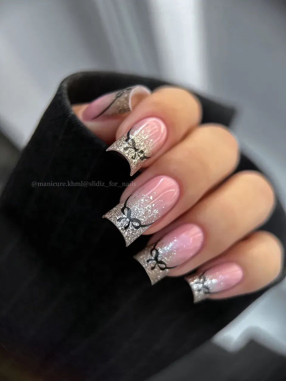 Nail slider decals on any background 291