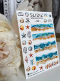 Nail slider decals on any background 222