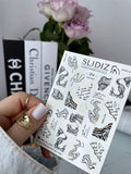 Foil Nail slider decals on any background 214