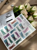 Foil Nail slider decals on any background 162