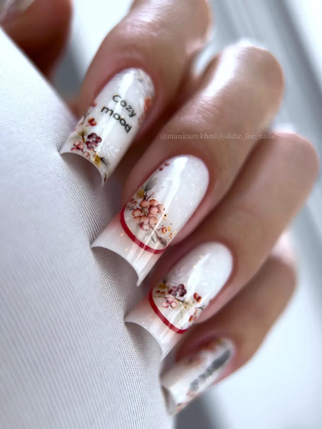 Nail slider decals on any background 329