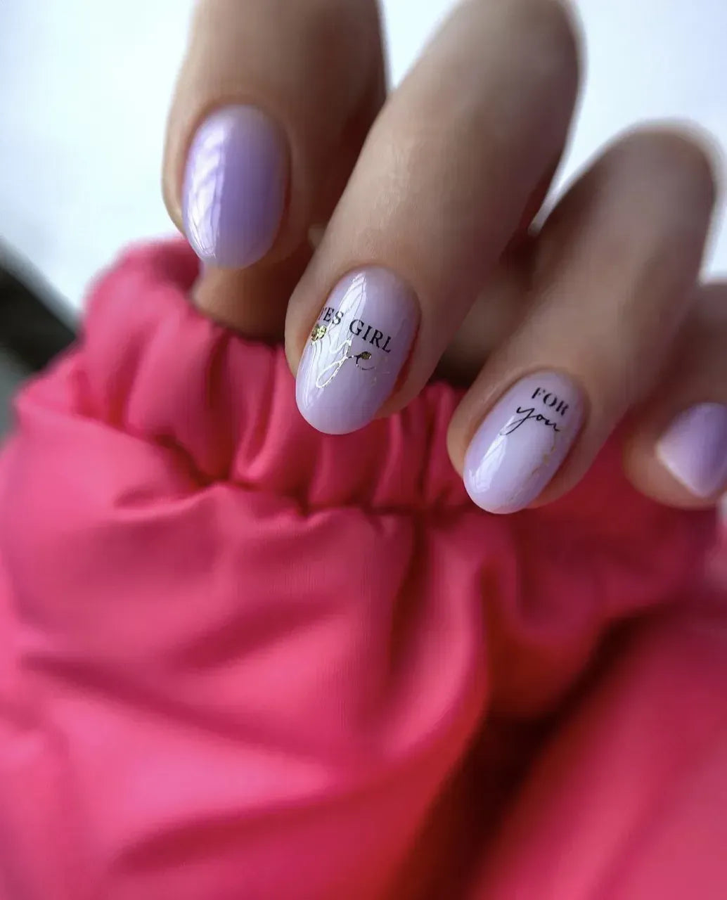 Foil Nail slider decals on any background 138
