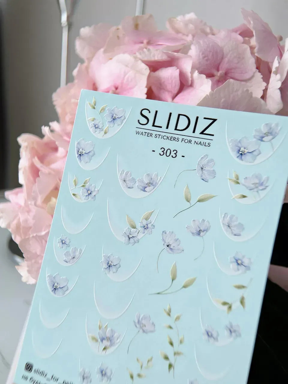 Nail slider decals on any background 303