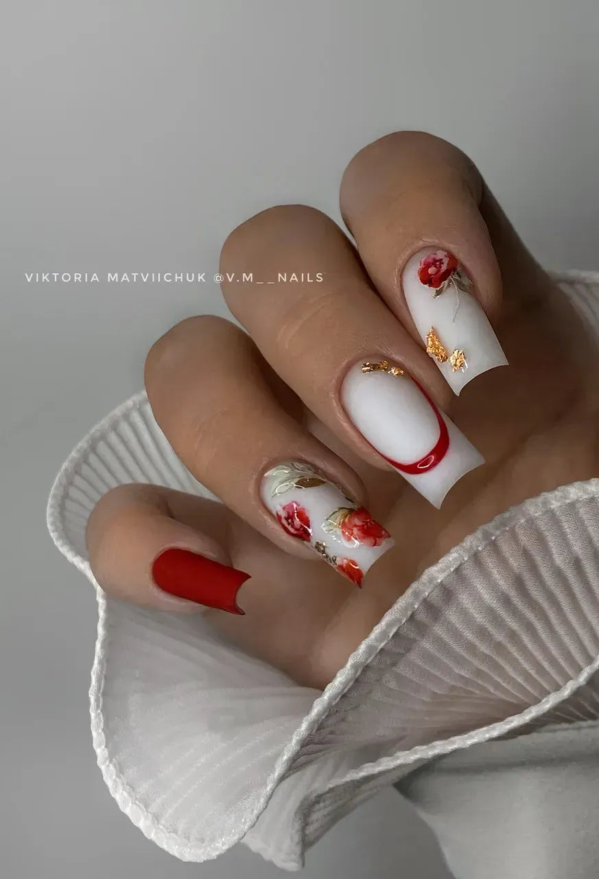 Foil Nail slider decals on any background 152