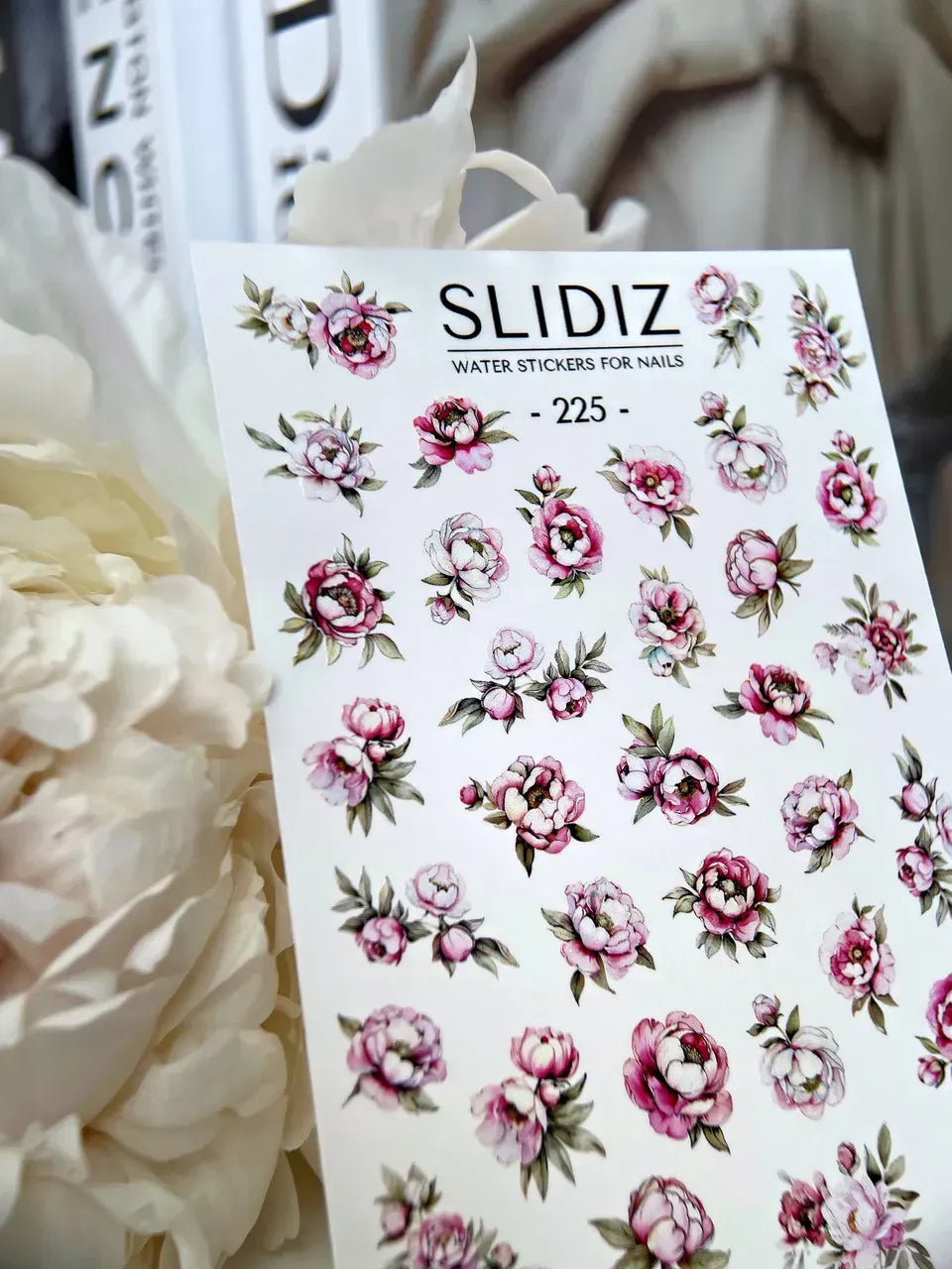 Nail slider decals on any background 225
