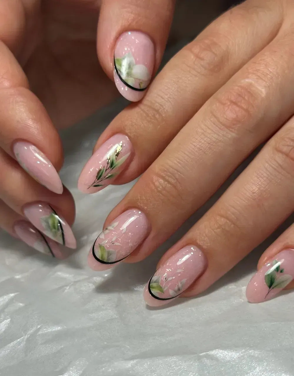 Foil Nail slider decals on any background 289
