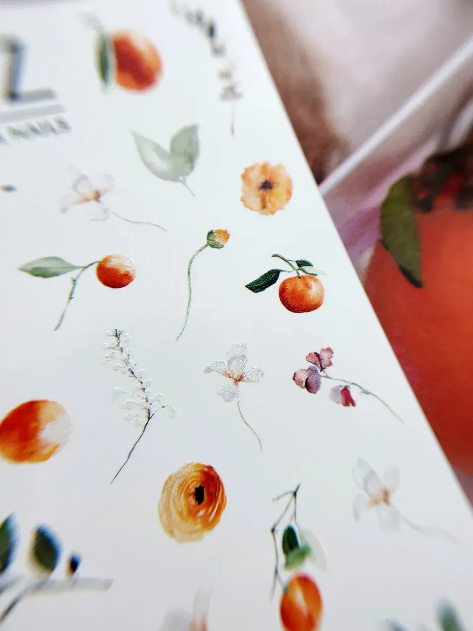 Nail slider decals on any background 077