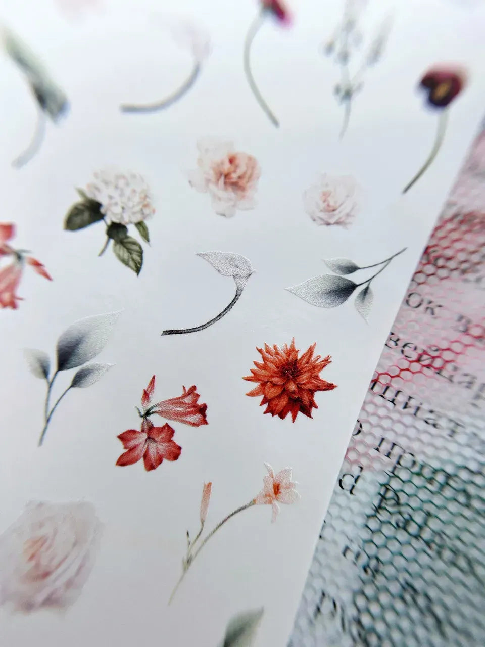 Nail slider decals on any background 082