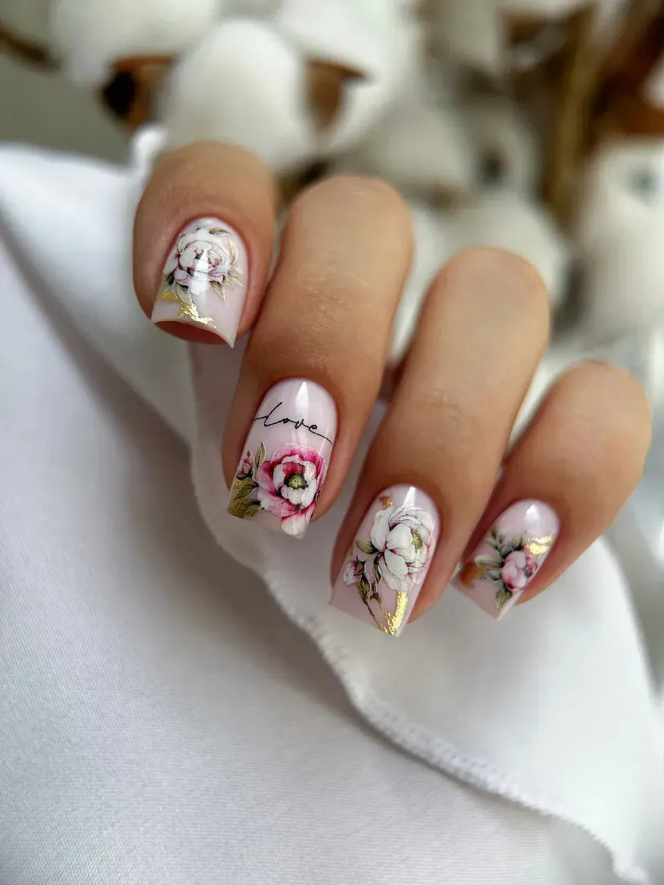 Nail slider decals on any background 225