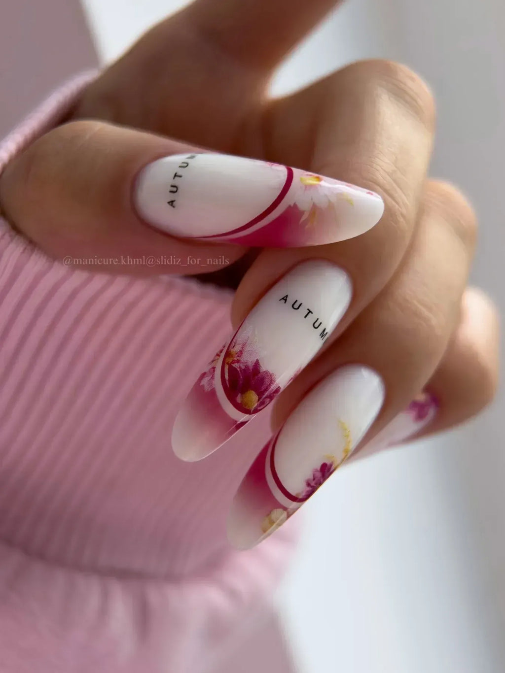 Nail slider decals on any background 332