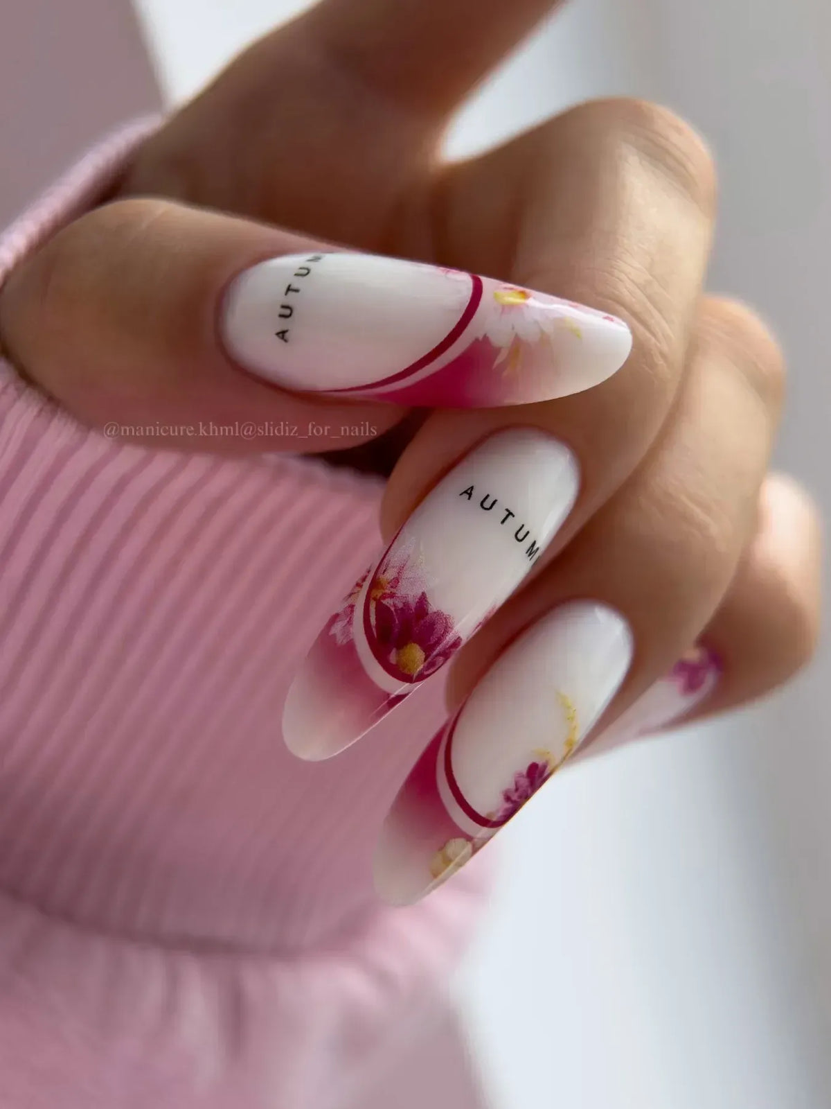 Nail slider decals on any background 332