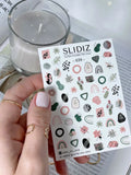 Nail slider decals on any background 039