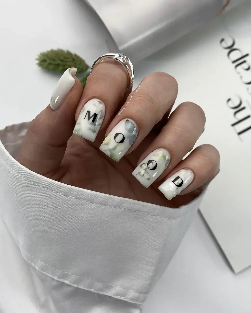 Nail slider decals on any background 143