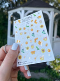 Foil Nail slider decals on any background 157