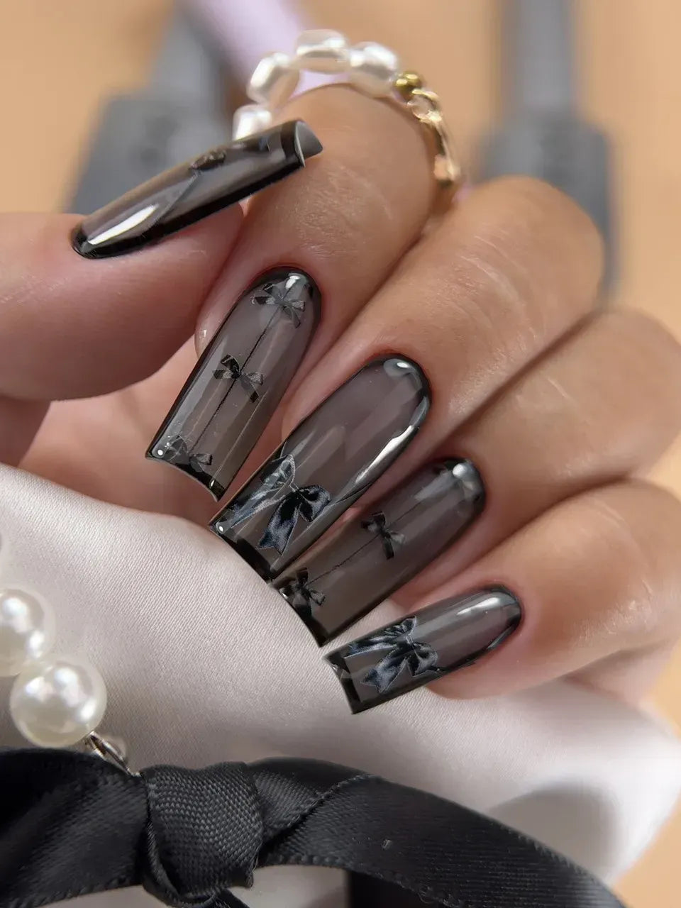 Foil Nail slider decals on any background 283