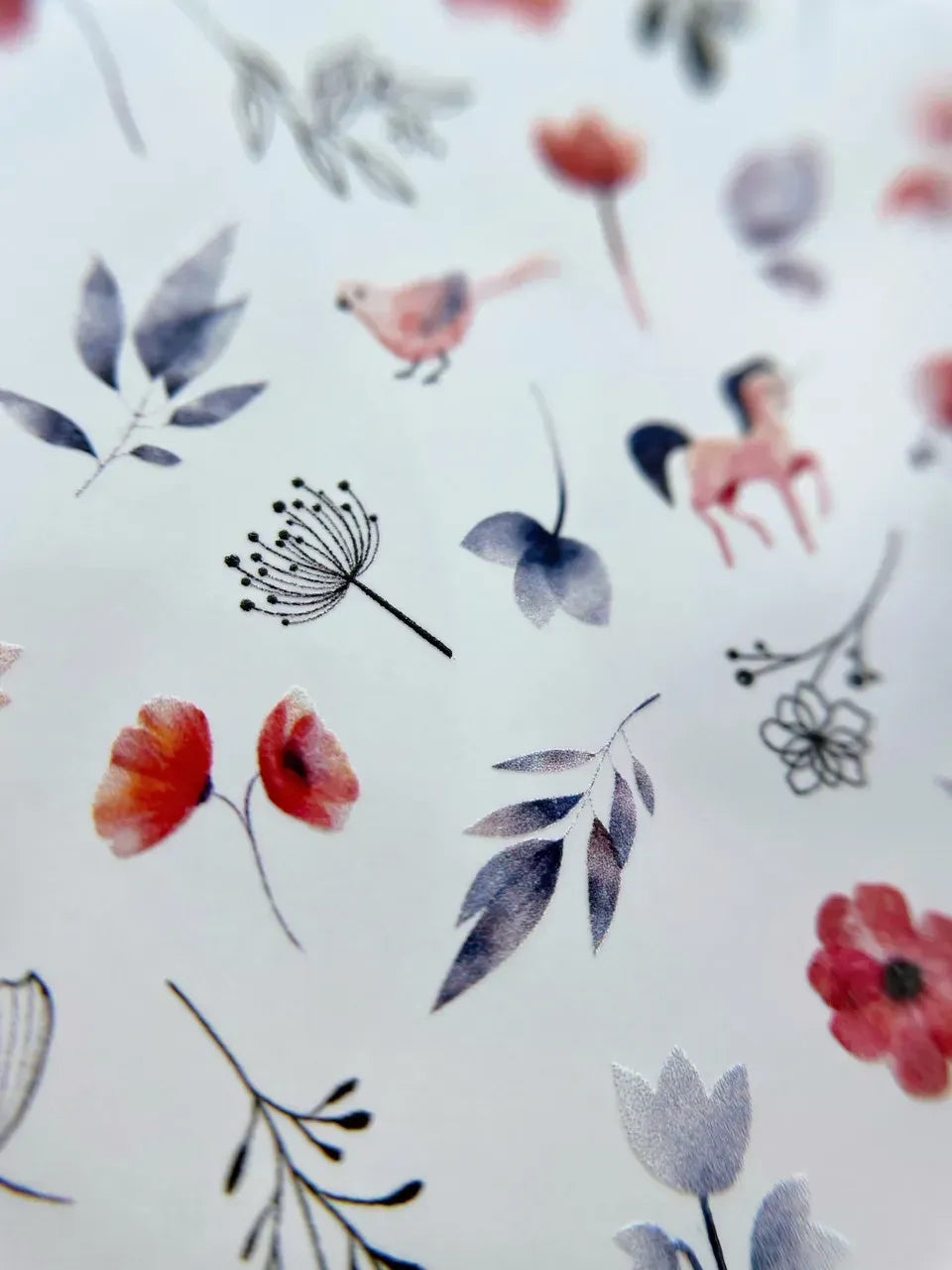 Nail slider decals on any background 035