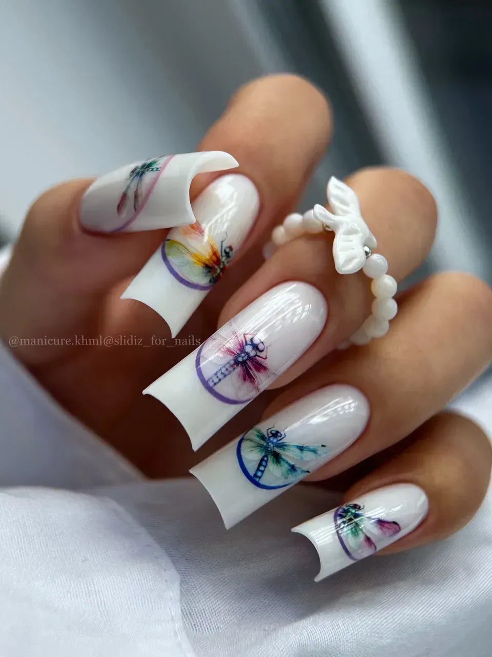 Nail slider decals on any background 292