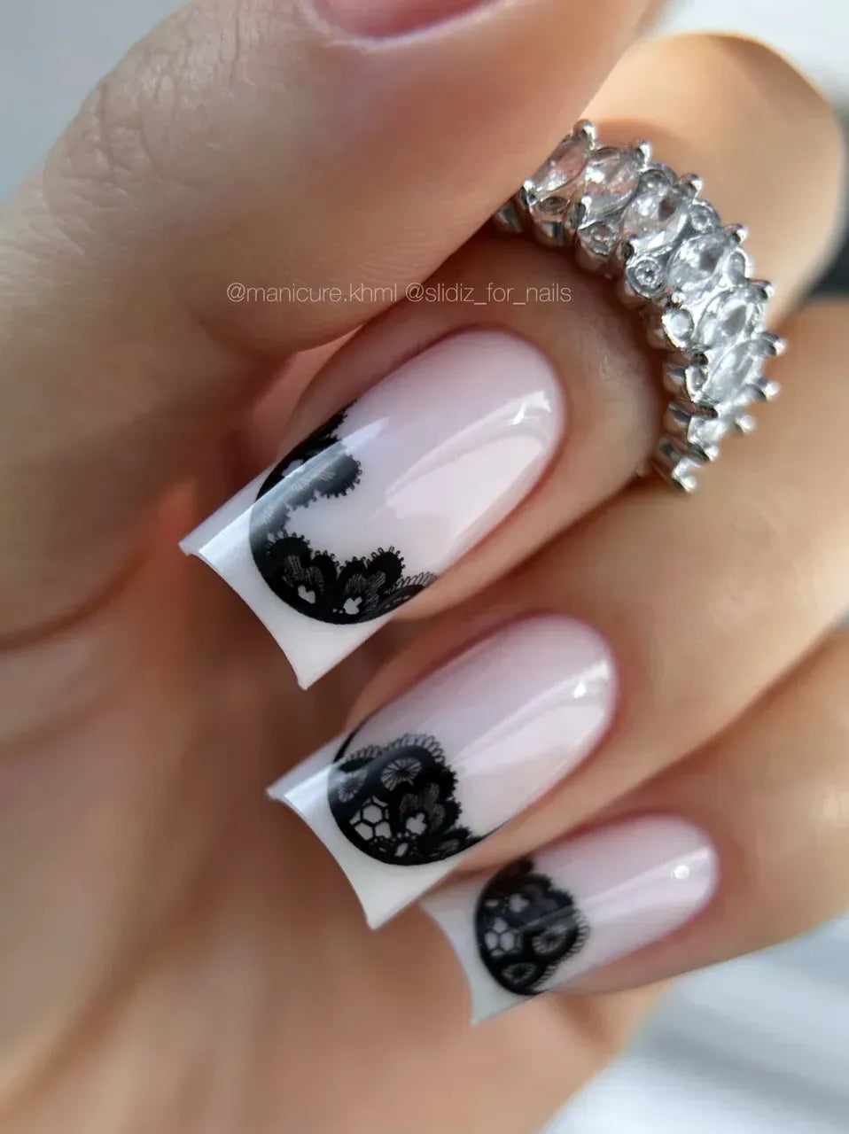 Nail slider decals on any background 295
