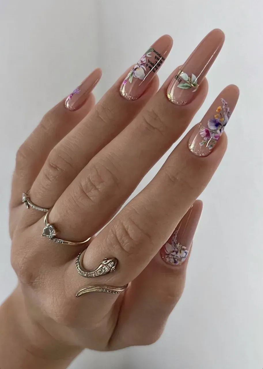 Nail slider decals on any background 204