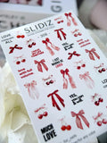 Nail slider decals on any background 308