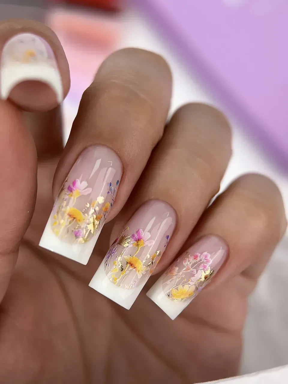 Foil Nail slider decals on any background 203