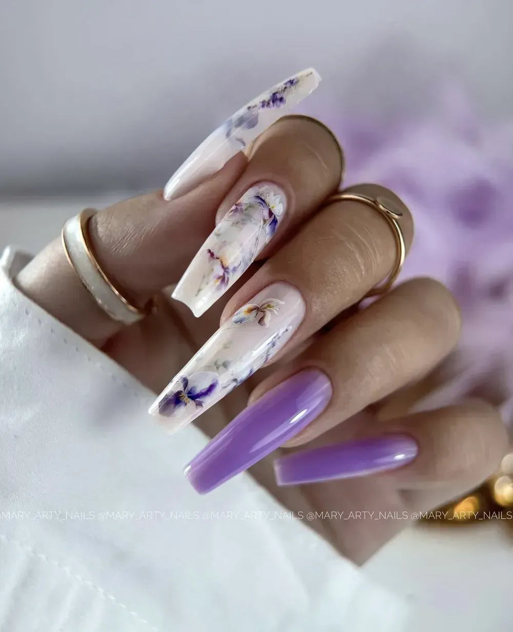 Nail slider decals on any background 204