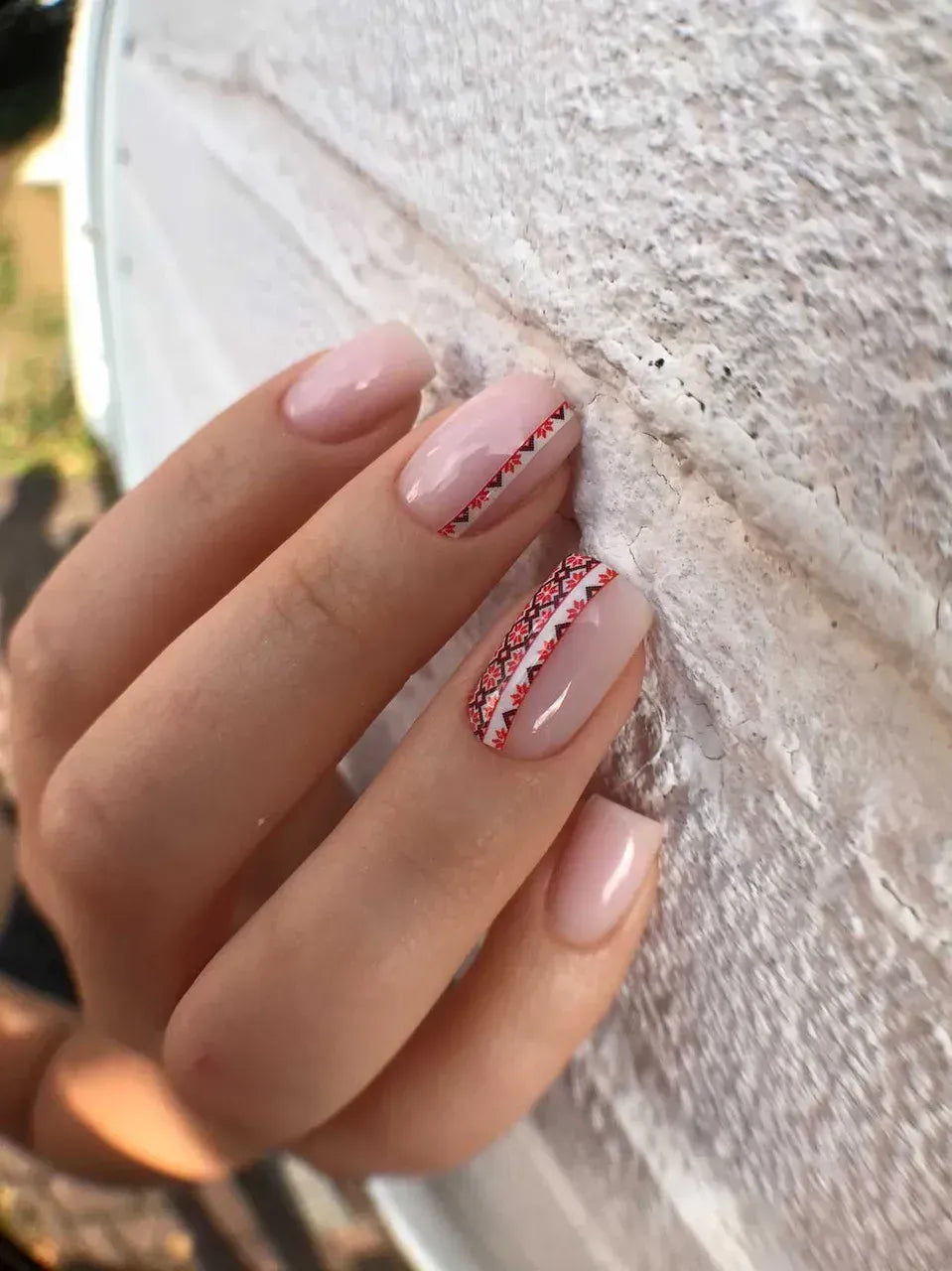 Nail slider decals on any background 071