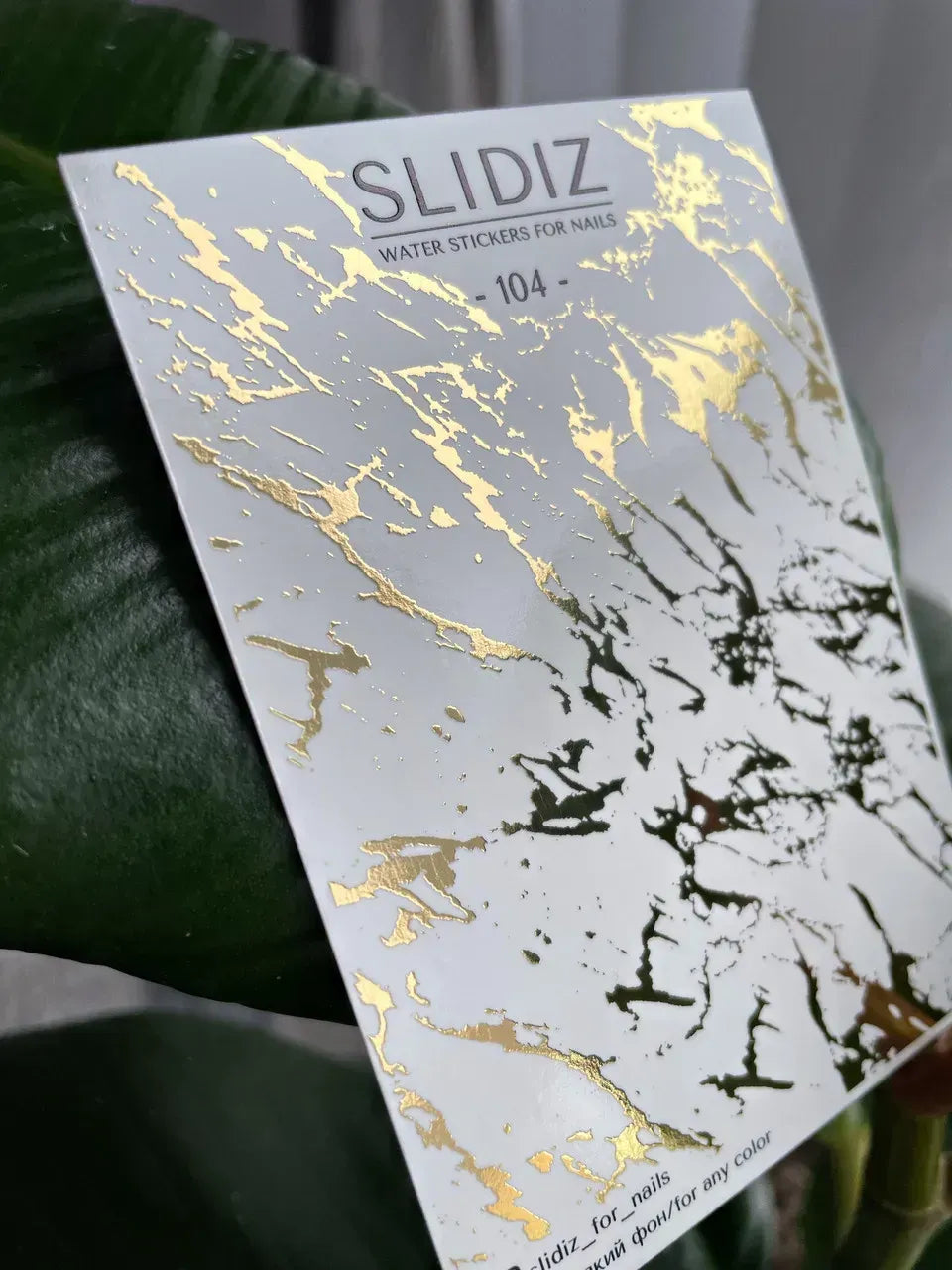 Foil Nail slider decals on any background 104