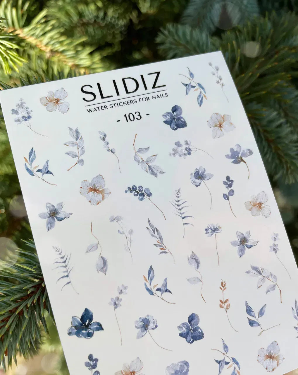 Nail slider decals on any background 103
