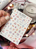 Nail slider decals on any background 043