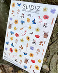 Nail slider decals on any background 073