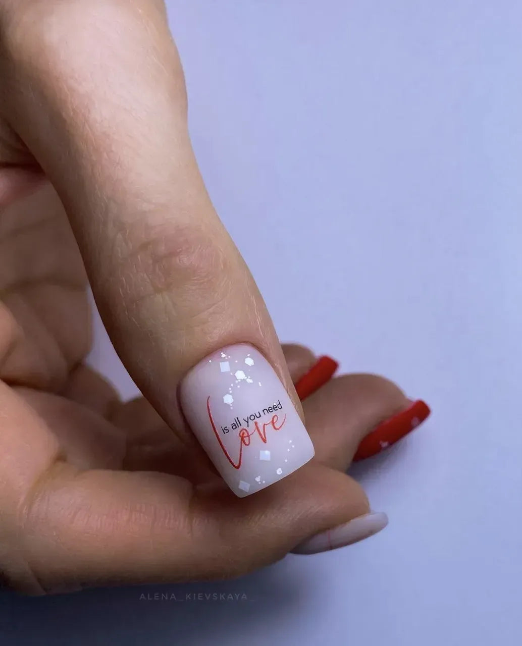 Nail slider decals on any background 045