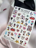 Nail slider decals on any background 189