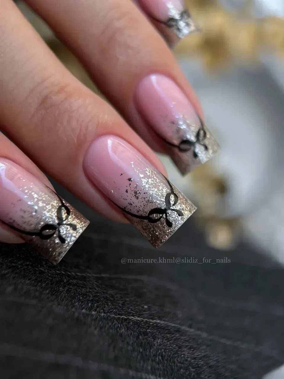 Nail slider decals on any background 291