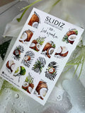 Nail slider decals on any background 321
