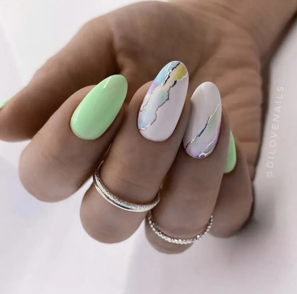 Nail slider decals on any background 041