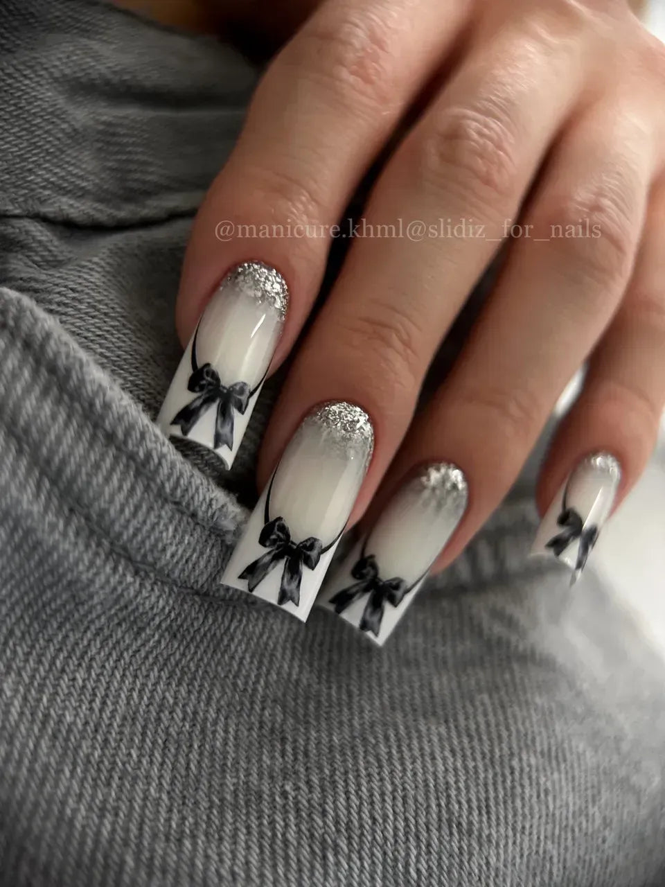 Nail slider decals on any background 279