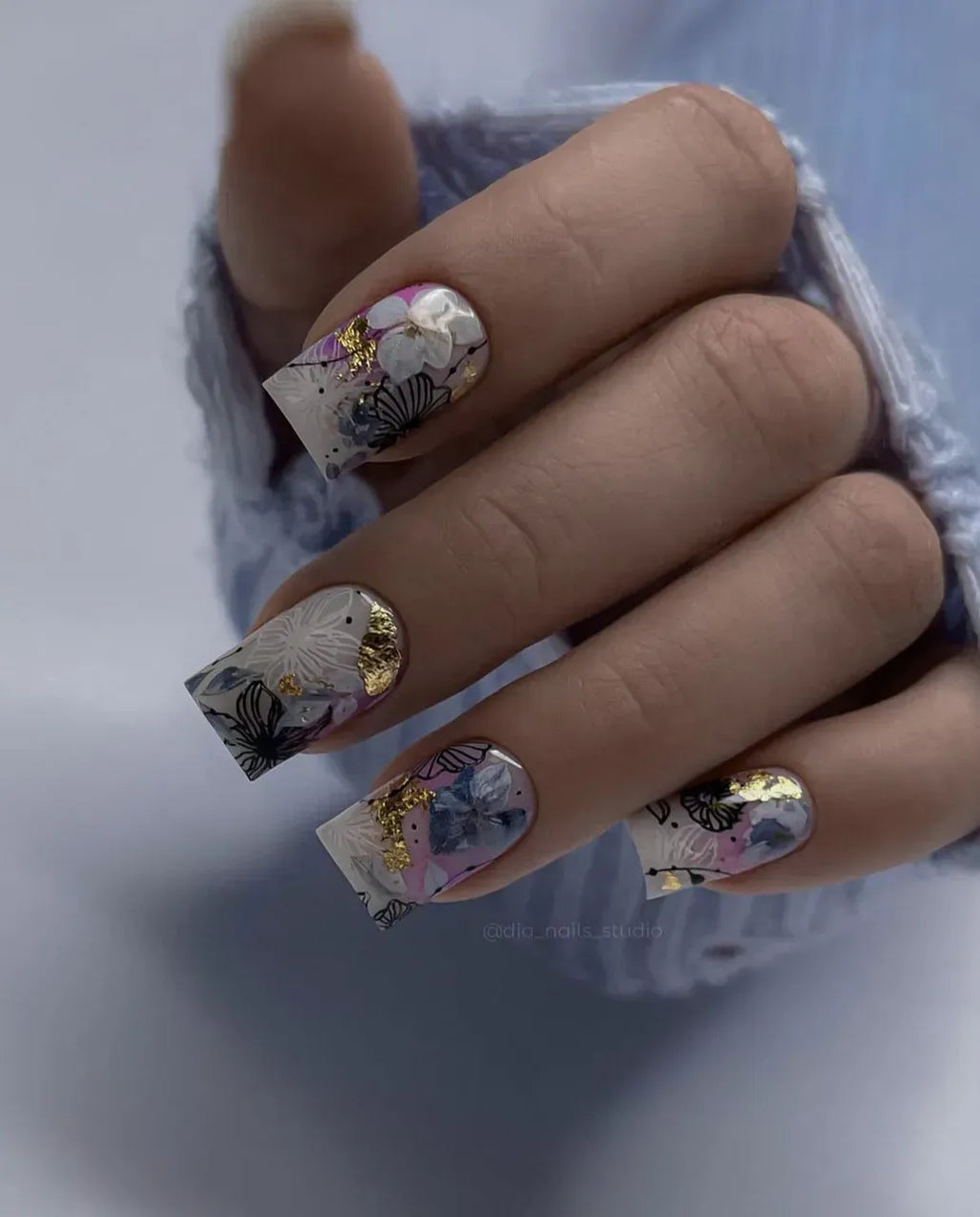 Nail slider decals on any background 103