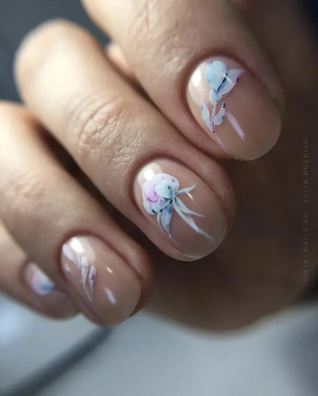 Nail slider decals on any background 047