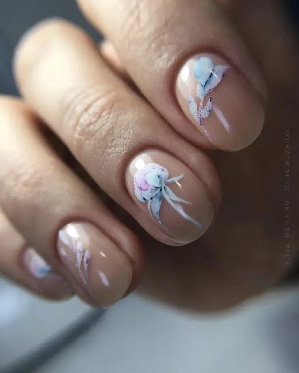 Nail slider decals on any background 047