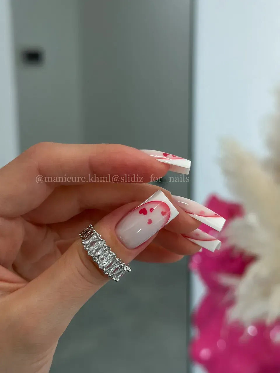 Nail slider decals on any background 282