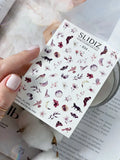 Nail slider decals on any background 034